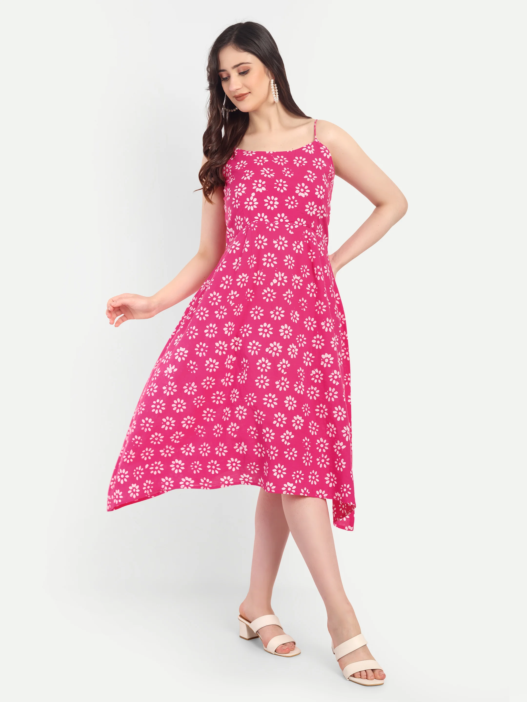 female model ecommerce photography Western Wear Dresses